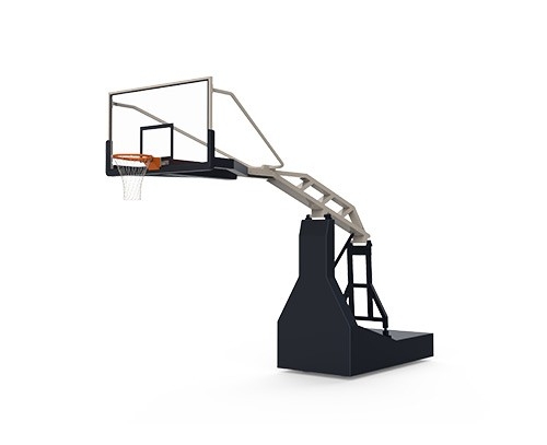 黃南手動液壓籃球架(玻璃籃板)